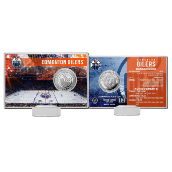 Edmonton Oilers sběratelská mince History Silver Coin Card Limited Edition od 5000