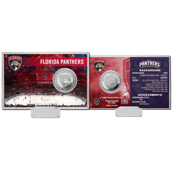 Florida Panthers sběratelská mince History Silver Coin Card Limited Edition od 5000