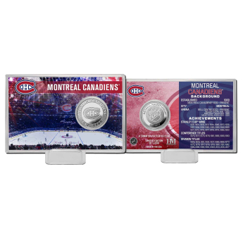 Montreal Canadiens sběratelská mince History Silver Coin Card Limited Edition od 5000