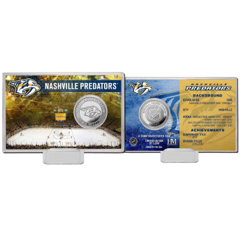 Nashville Predators sběratelská mince History Silver Coin Card Limited Edition od 5000