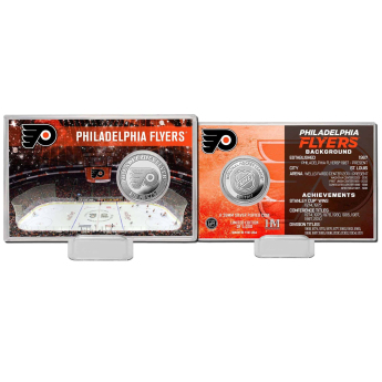 Philadelphia Flyers sběratelská mince History Silver Coin Card Limited Edition od 5000