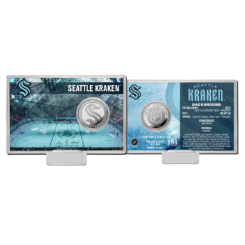 Seattle Kraken sběratelská mince History Silver Coin Card Limited Edition od 5000