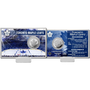 Toronto Maple Leafs sběratelská mince History Silver Coin Card Limited Edition od 5000