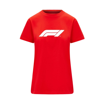 Formule 1 dámské tričko Logo red F1 Team 2024