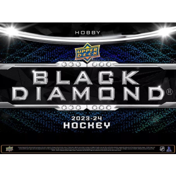 NHL boxy hokejové karty NHL 2023-24 Upper Deck Black Diamond Hockey Hobby Box