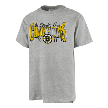 Boston Bruins pánské tričko Champions Backer 47 ECHO Tee grey