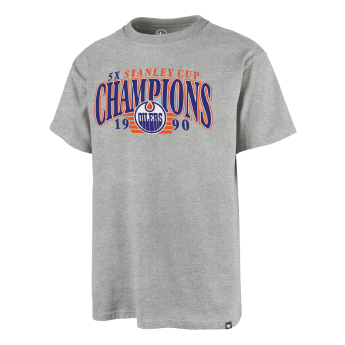 Edmonton Oilers pánské tričko Champions Backer 47 ECHO Tee grey