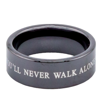 FC Liverpool prsten Black Ceramic Ring Medium