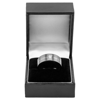FC Liverpool prsten Black Ceramic Ring Large