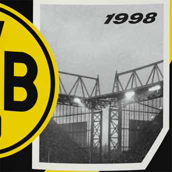 Borussia Dortmund hrníček Stadium retro