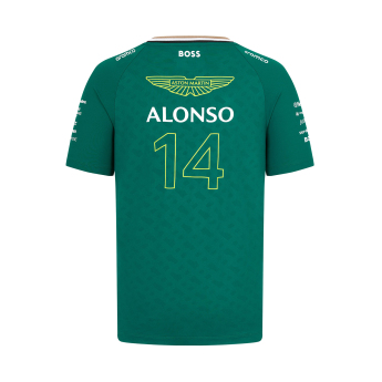 Aston Martin pánské tričko Alonso green F1 Team 2024