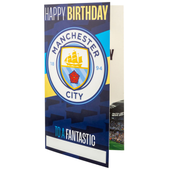 Manchester City blahopřání Personalised Birthday Card