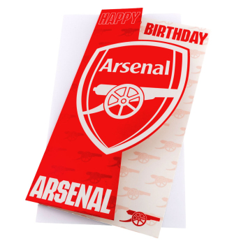 FC Arsenal blahopřání Crest Birthday Card