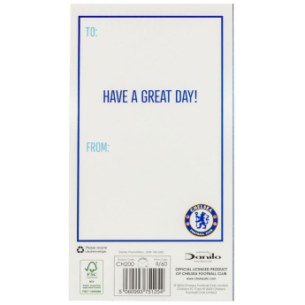 FC Chelsea blahopřání Crest Birthday Card