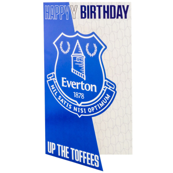 FC Everton blahopřání Crest Birthday Card