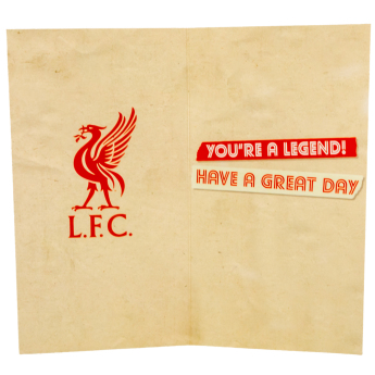 FC Liverpool blahopřání Dad Birthday Card