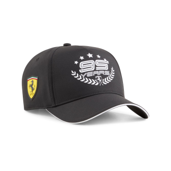 Ferrari čepice baseballová kšiltovka Graphic 95 years black F1 Team 2024