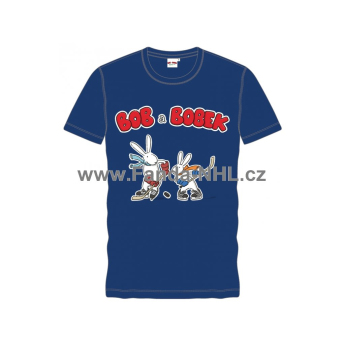 Hokejové reprezentace dětské tričko Czech republic Bob a Bobek Hockey 2015 Blue