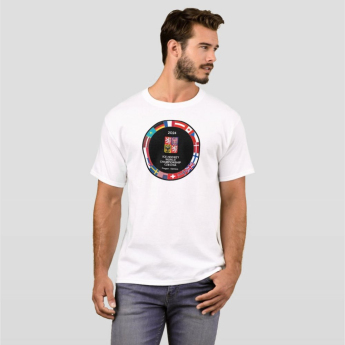 Hokejové reprezentace pánské tričko Ice Hockey World Championship Czechia MS 2024 White Puck