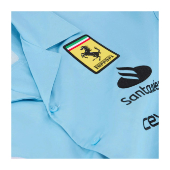 Ferrari pánská košile Miami GP blue F1 Team 2024