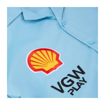 Ferrari pánská košile Miami GP blue F1 Team 2024