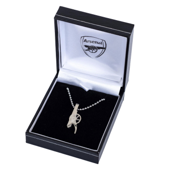FC Arsenal řetízek na krk s přívěškem Stainless Steel Cannon Pendant & Chain