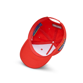 Ayrton Senna čepice baseballová kšiltovka Legacy Patchwork red 2024