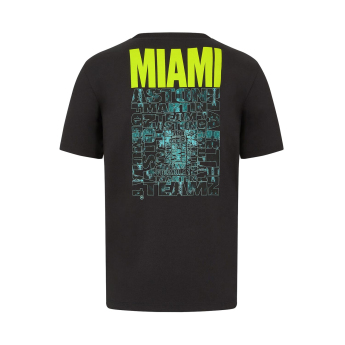 Aston Martin pánské tričko Midnight Miami F1 Team 2024