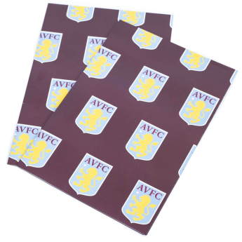 Aston Villa balící papír Text