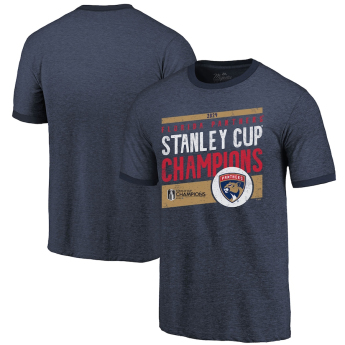 Florida Panthers pánské tričko 2024 Stanley Cup Champions Tri-Blend Ringer