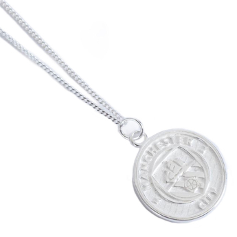 Manchester City řetízek na krk s přívěškem Sterling Silver