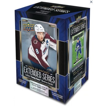 NHL boxy hokejové karty NHL 2023-24 Upper Deck Extended Series Hockey Blaster Box