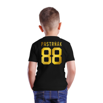 Hokejové reprezentace dětské tričko #88 PASTA CUP Ice Hockey World Championship Czechia MS 2024 GOLD EDITION Black