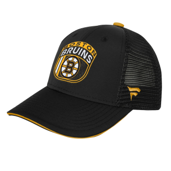 Boston Bruins dětská čepice baseballová kšiltovka 2024 Draft NHL On Stage Trucker Adjustable Hat