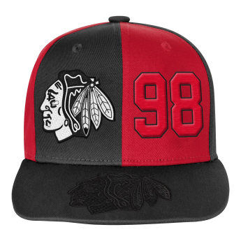 Chicago Blackhawks dětská čepice baseballová kšiltovka Connor Bedard Pandemonium Tonal Flat Brim Sn