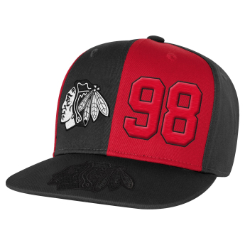 Chicago Blackhawks dětská čepice baseballová kšiltovka Connor Bedard Pandemonium Tonal Flat Brim Sn