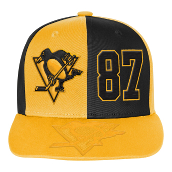 Pittsburgh Penguins dětská čepice baseballová kšiltovka Sidney Crosby Pandemonium Tonal Flat Brim Sn