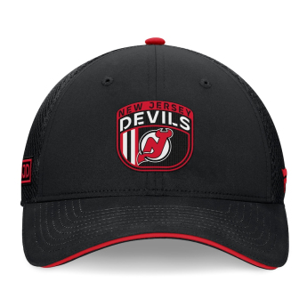 New Jersey Devils čepice baseballová kšiltovka 2024 Draft NHL On Stage Trucker Adjustable Hat