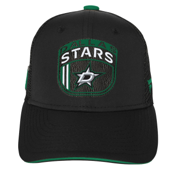 Dallas Stars dětská čepice baseballová kšiltovka 2024 Draft NHL On Stage Trucker Adjustable Hat