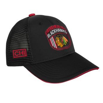 Chicago Blackhawks dětská čepice baseballová kšiltovka 2024 Draft NHL On Stage Trucker Adjustable Hat