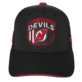 New Jersey Devils dětská čepice baseballová kšiltovka 2024 Draft NHL On Stage Trucker Adjustable Hat