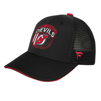 New Jersey Devils dětská čepice baseballová kšiltovka 2024 Draft NHL On Stage Trucker Adjustable Hat