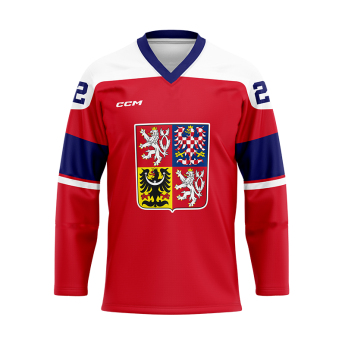 Hokejové reprezentace hokejový dres Radko Gudas #3 CCM Czech republic red