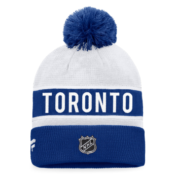 Toronto Maple Leafs zimní čepice Blue Cobalt-White