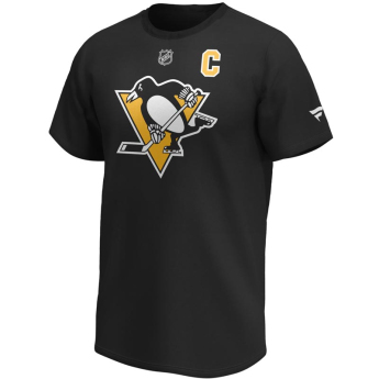 Pittsburgh Penguins pánské tričko Sidney Crosby Iconic Name & Number Graphic black