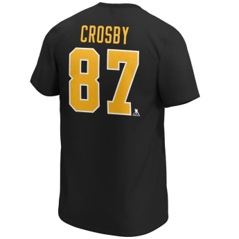 Pittsburgh Penguins pánské tričko Sidney Crosby Iconic Name & Number Graphic black