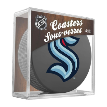 Seattle Kraken puk coaster