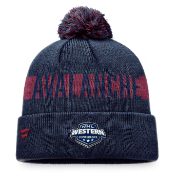 Colorado Avalanche zimní čepice Fundamental Beanie Cuff with Pom