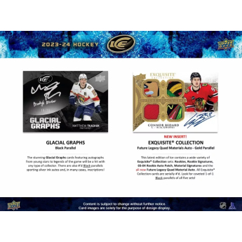 NHL boxy hokejové karty NHL 2023-24 Upper Deck Ice Hobby Balíček