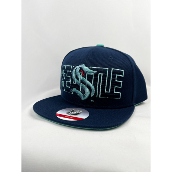 Seattle Kraken dětská čepice flat kšiltovka Life Style Graphic Snapback